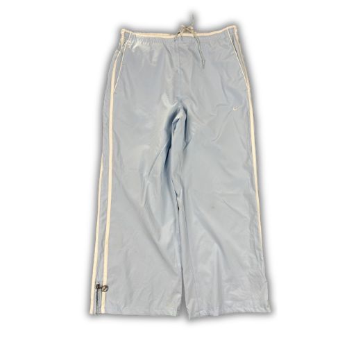 Vintage Y2K Nike 3/4 Track Pants Women's S Baby Blue White Piping Rare Joggers