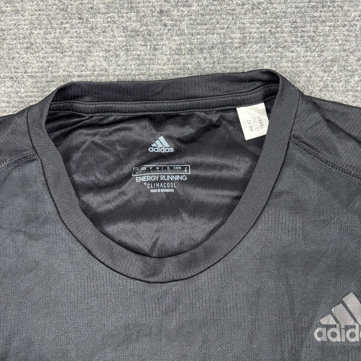 Adidas Energy Running Climacool Tee Black Reflective Stripes photo 4