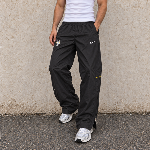 00s Nike Football x Juventus Track Pants Men's XL Black Ankle Zips