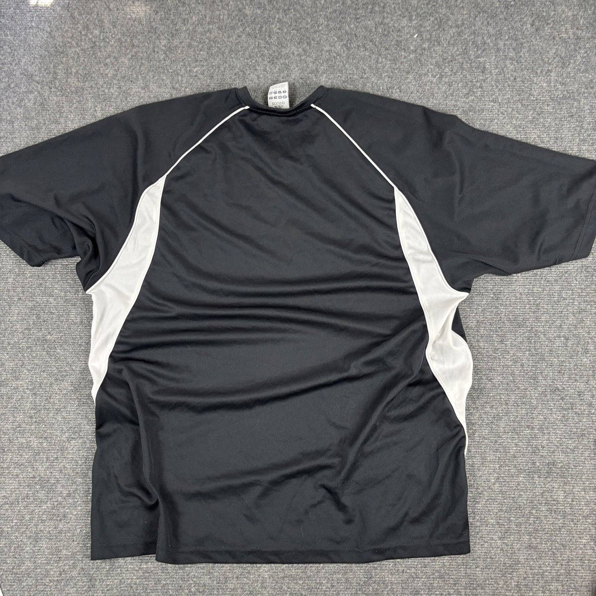 Adidas Climalite V-Neck Football Jersey Black White Panels photo 3