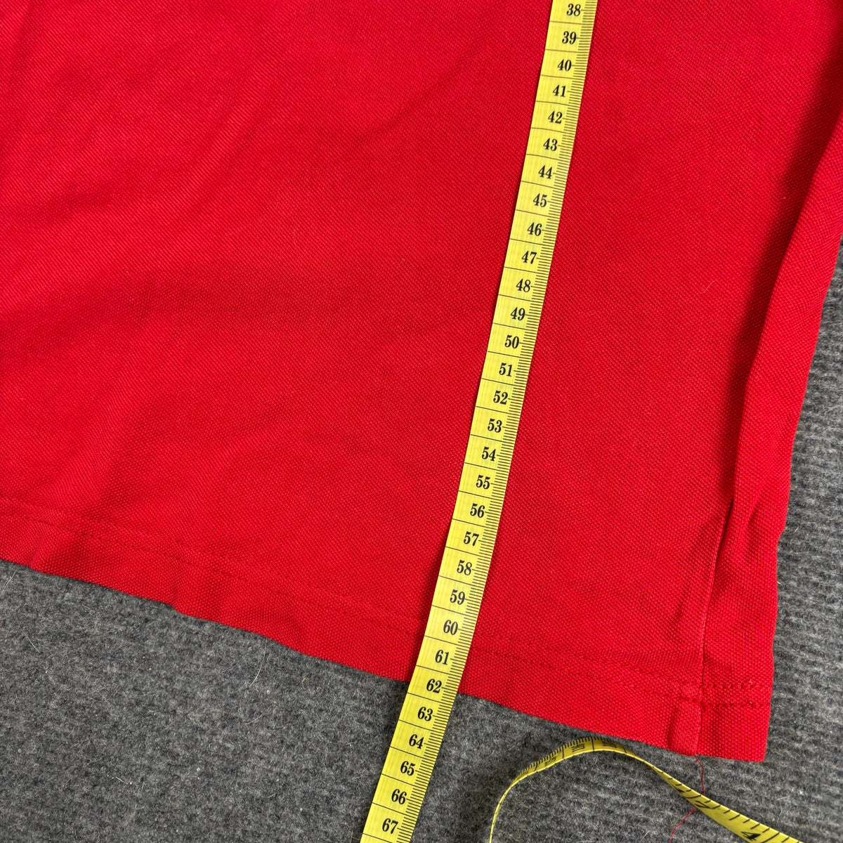 Nike Pique Polo Shirt Red Embroidered Swoosh Classic photo 5