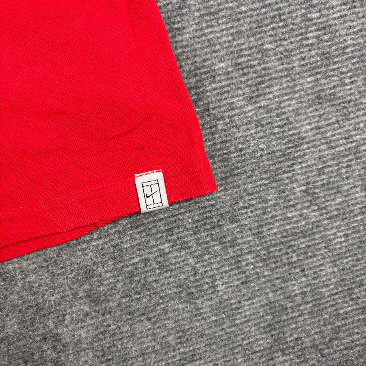 Nike Court Dri-Fit Tennis Polo Red White Tipped Collar photo 6