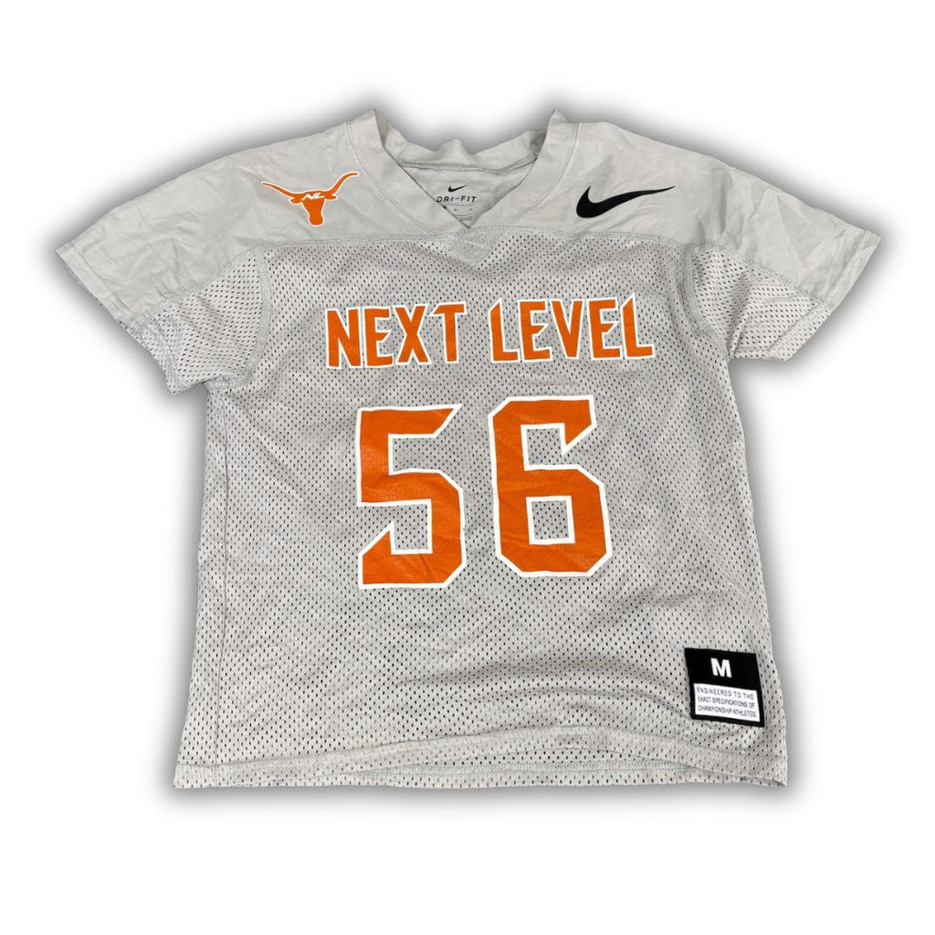 Classic Nike Jersey Women's XS Grey Texas Longhorns Dri-Fit T-shirt V-Neck
