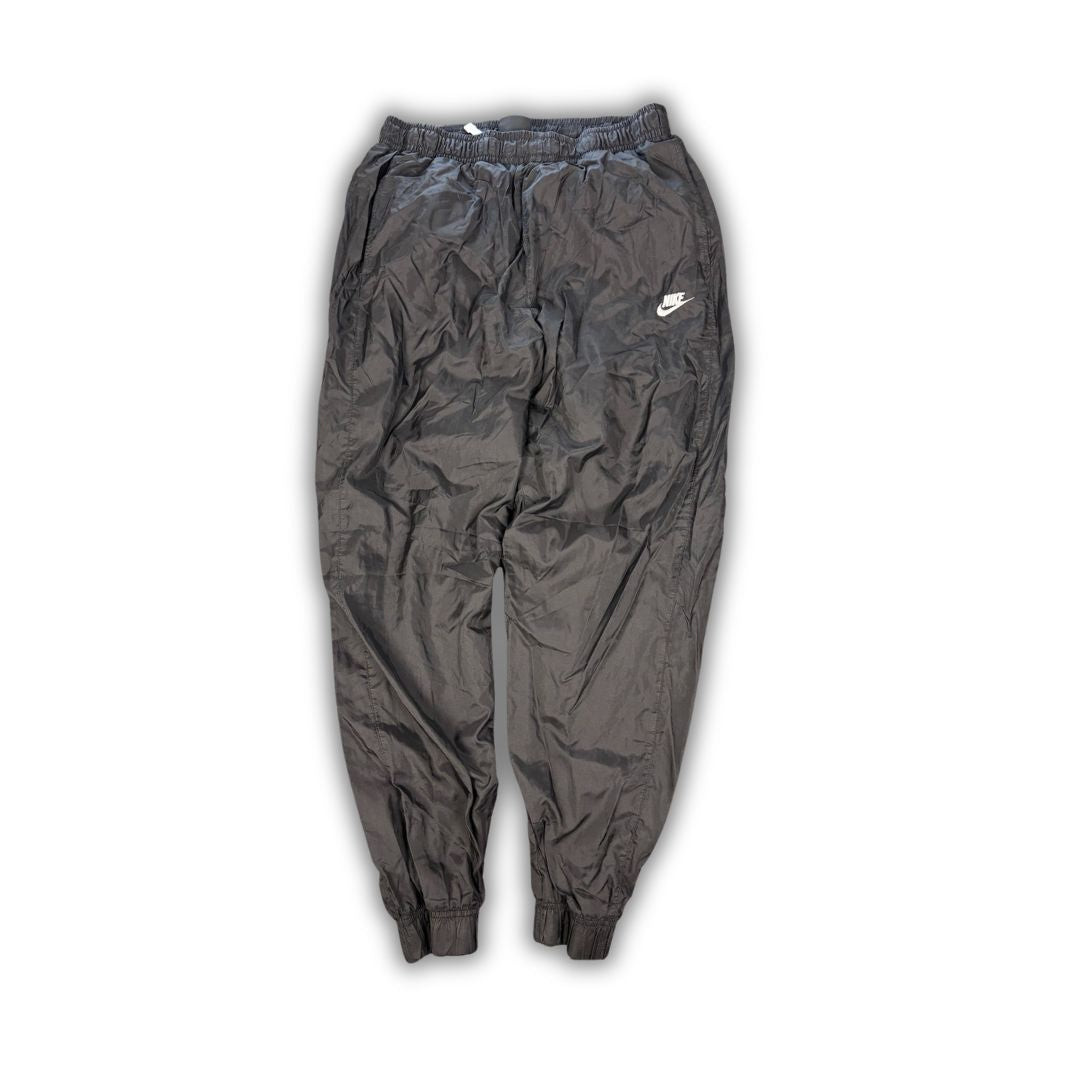 Modern Classic Nike Track Pants Men's L Black white logo cuffed joggers Tapered