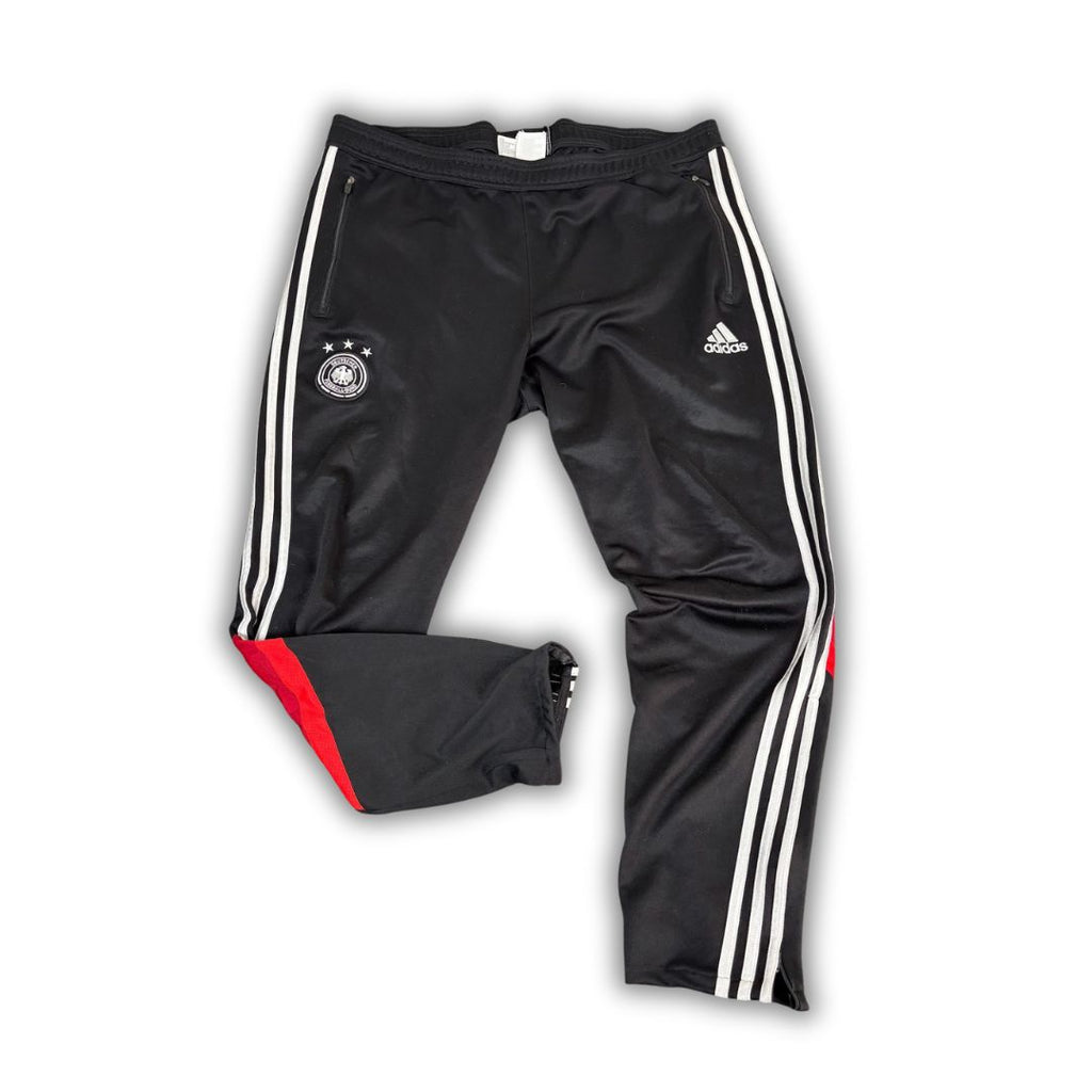 Modern  Adidas Track Pants Men's XL Black Germany Football Joggers Bottoms Tapered