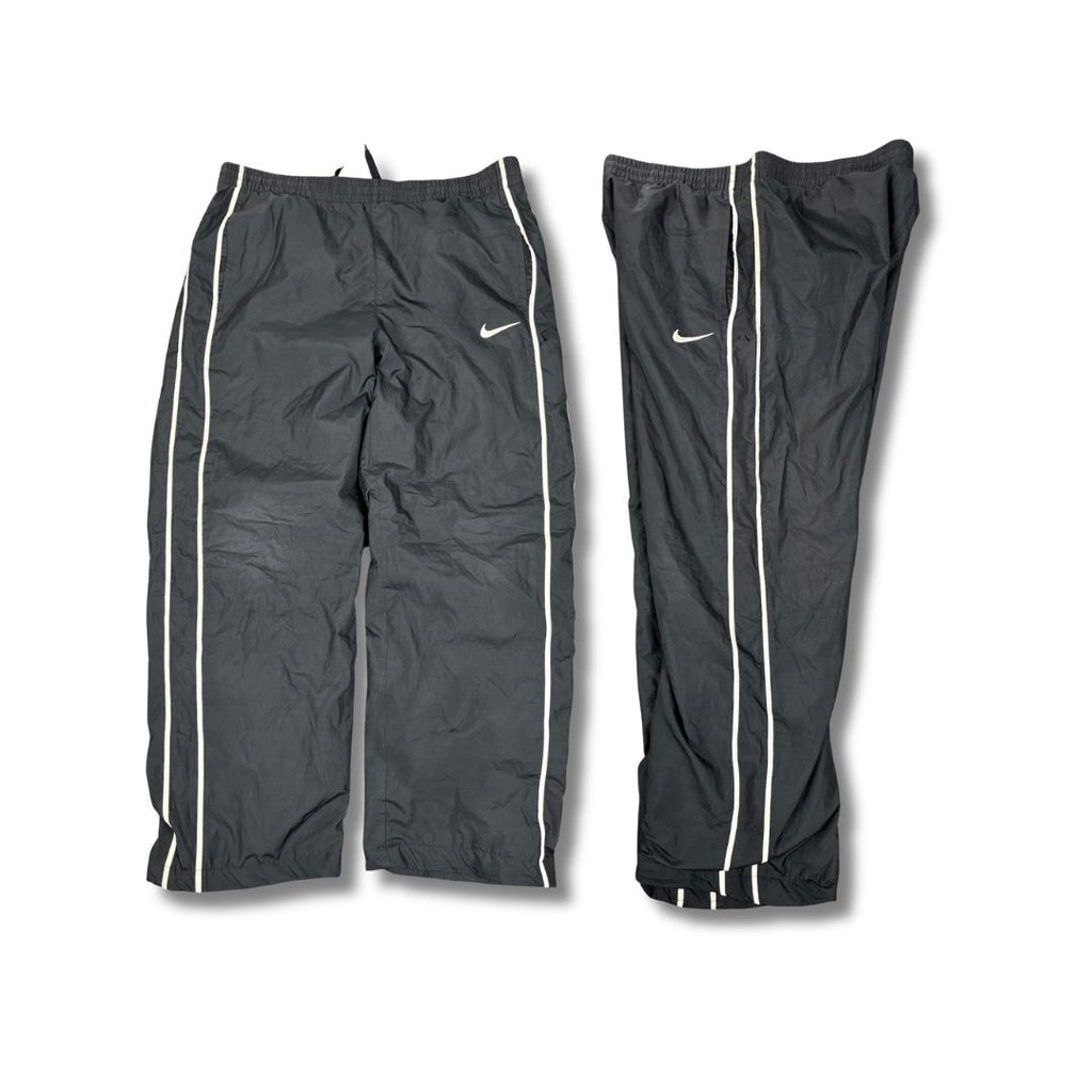 Classic Nike Track Pants Women's M Black White Piping Classic Joggers