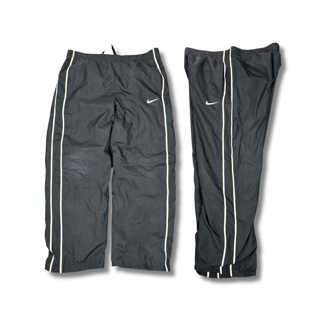 Classic Nike Track Pants Women's M Black White Piping Classic Joggers