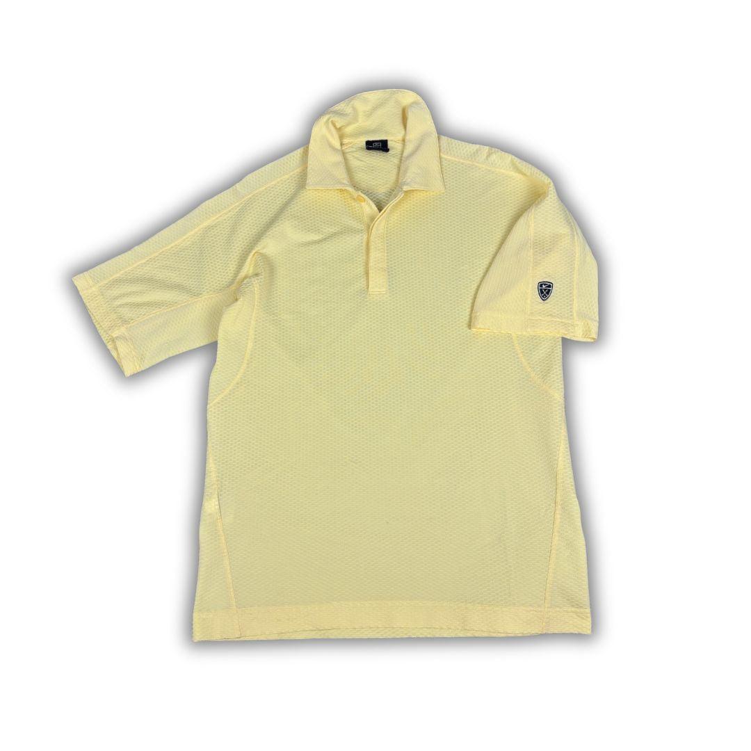 y2k nike golf polo textured