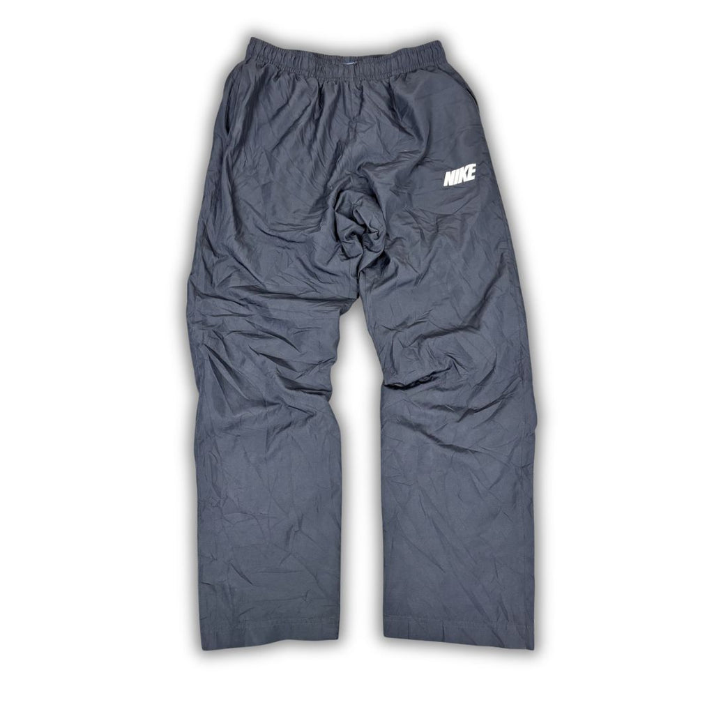 Classic Nike Track Pants Men's M Navy White Spell Out Joggers