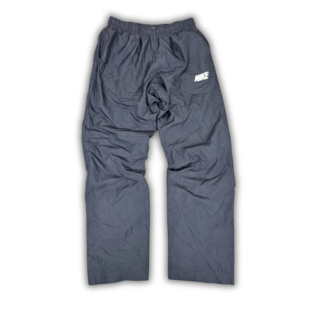 Classic Nike Track Pants Men's M Navy White Spell Out Joggers