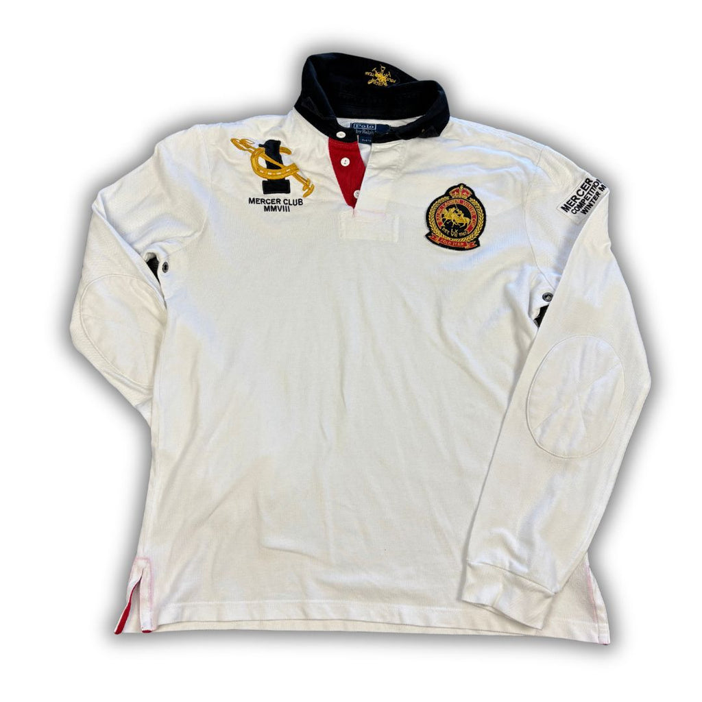 90s ralph lauren mercer club rugby polo