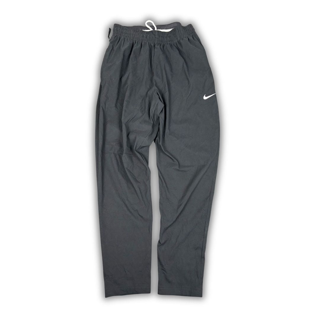 Nike Track Pants Men's L Black White Swoosh Gym Running Joggers