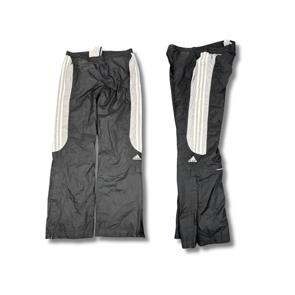y2k adidas 3 stripe track pants