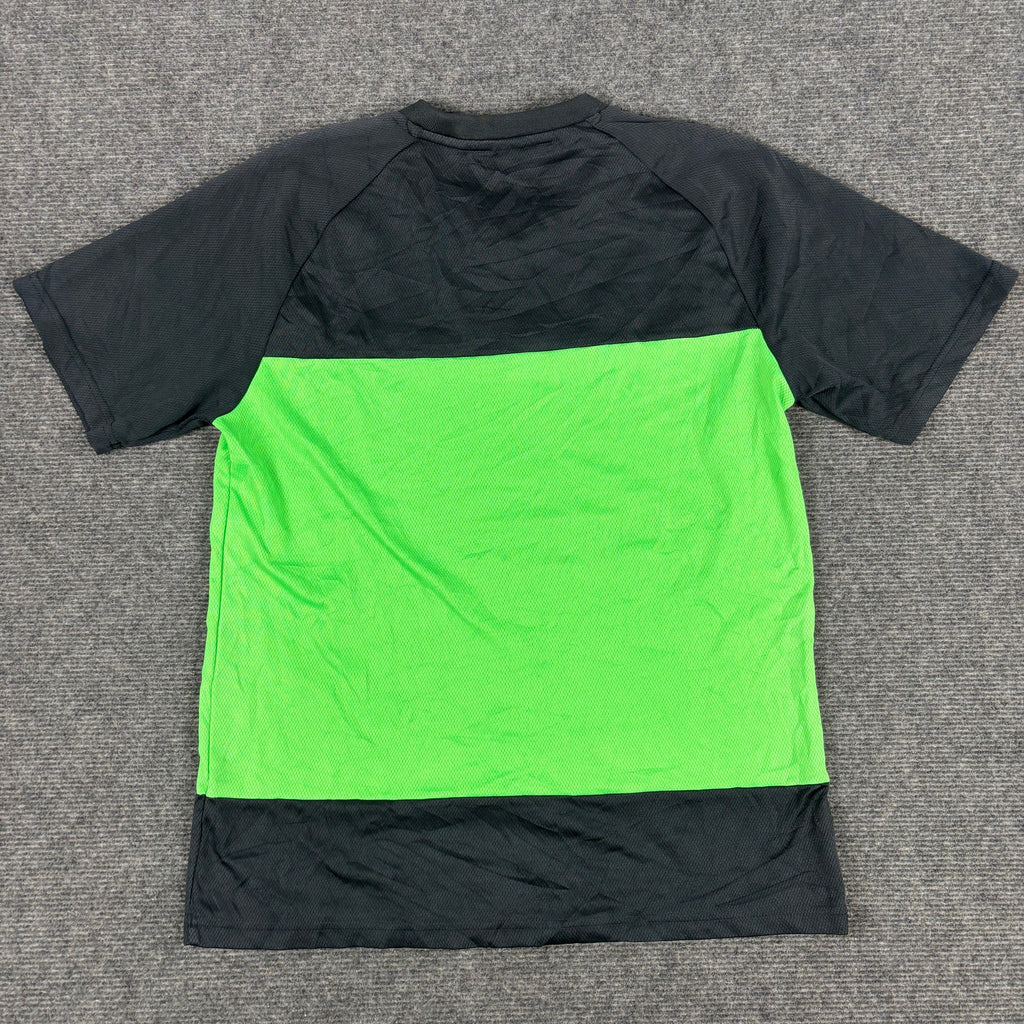 Adidas Climalite Colour Block Tee Black Neon Green photo 3