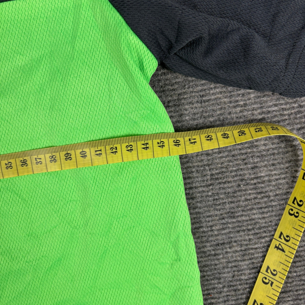 Adidas Climalite Colour Block Tee Black Neon Green photo 7
