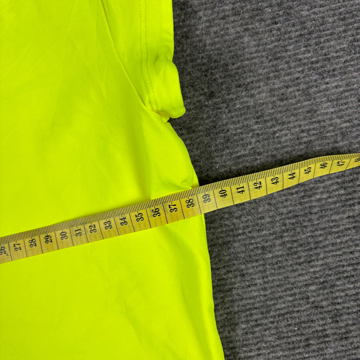 Nike Dri-Fit Tennis Top Neon Volt Yellow Cap Sleeve Fitted photo 7