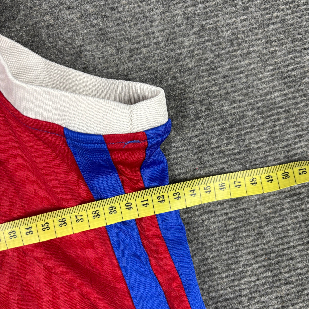 Adidas France FFBB Basketball Jersey Red Blue Tank photo 6