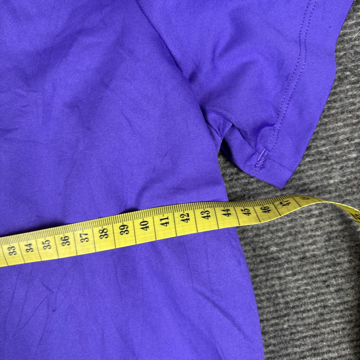 Vintage Nike Court Dri-Fit Tennis Polo Purple White Fitted photo 8
