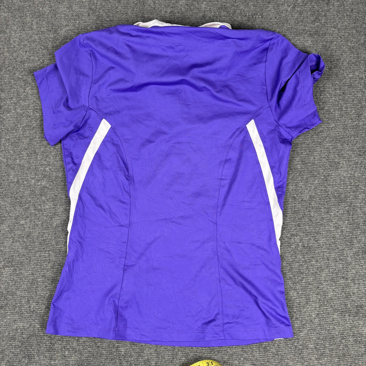 Vintage Nike Court Dri-Fit Tennis Polo Purple White Fitted photo 3