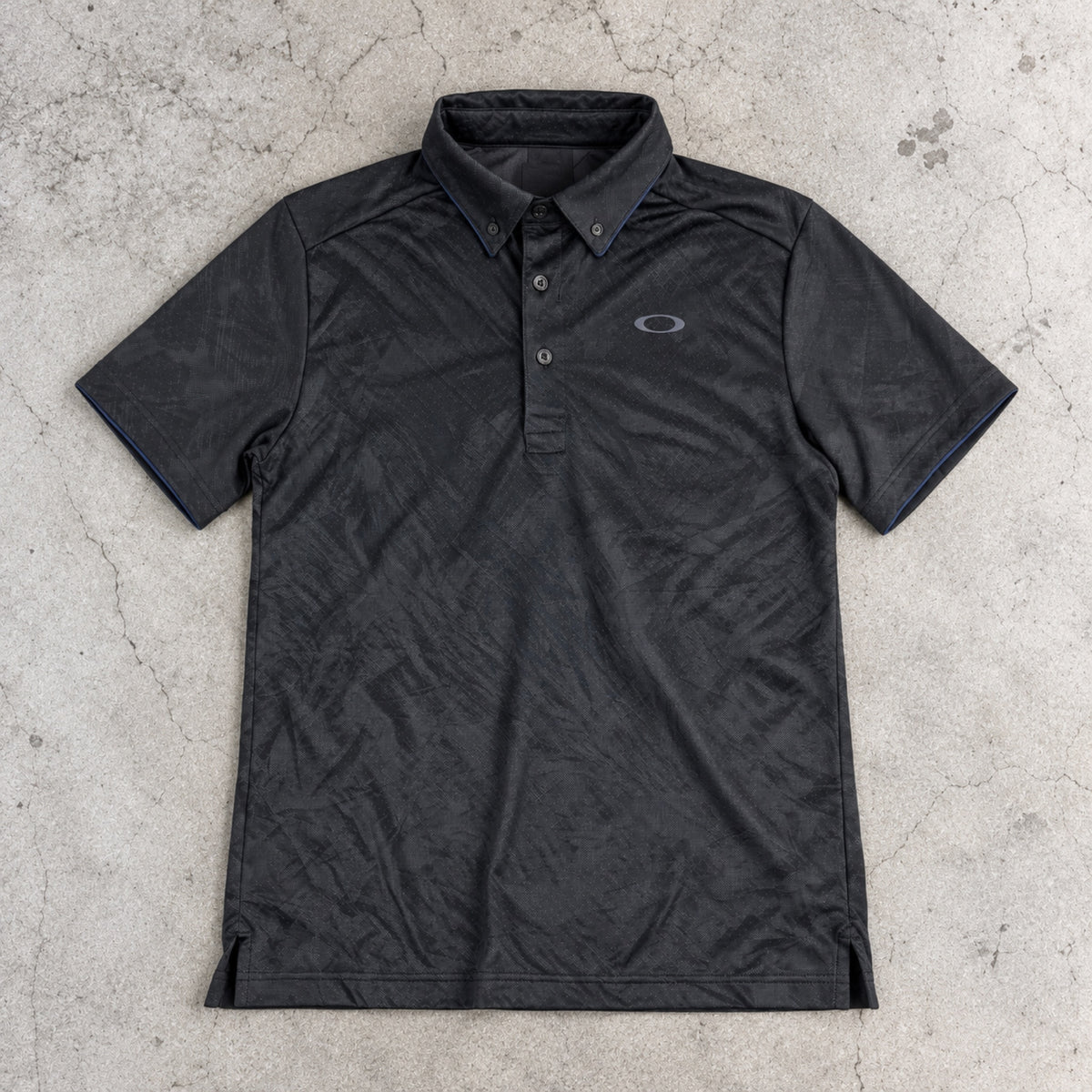 Oakley Performance Fit Golf Polo Black Embossed Camo photo 2