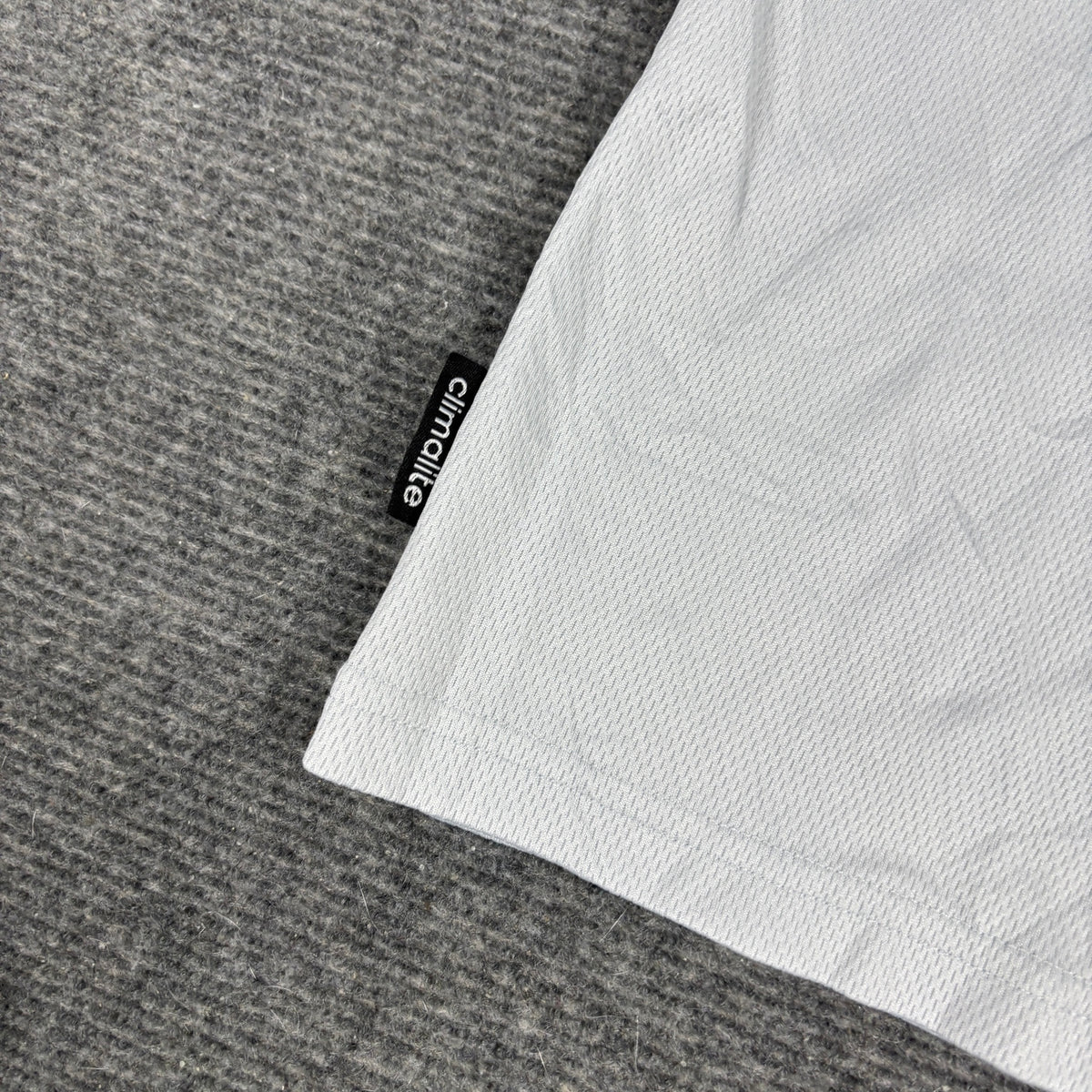 Adidas Climalite Logo Tee White Black Piping photo 5