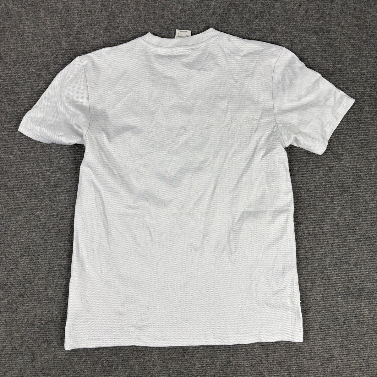 Adidas Climalite Logo Tee White Black Piping photo 3