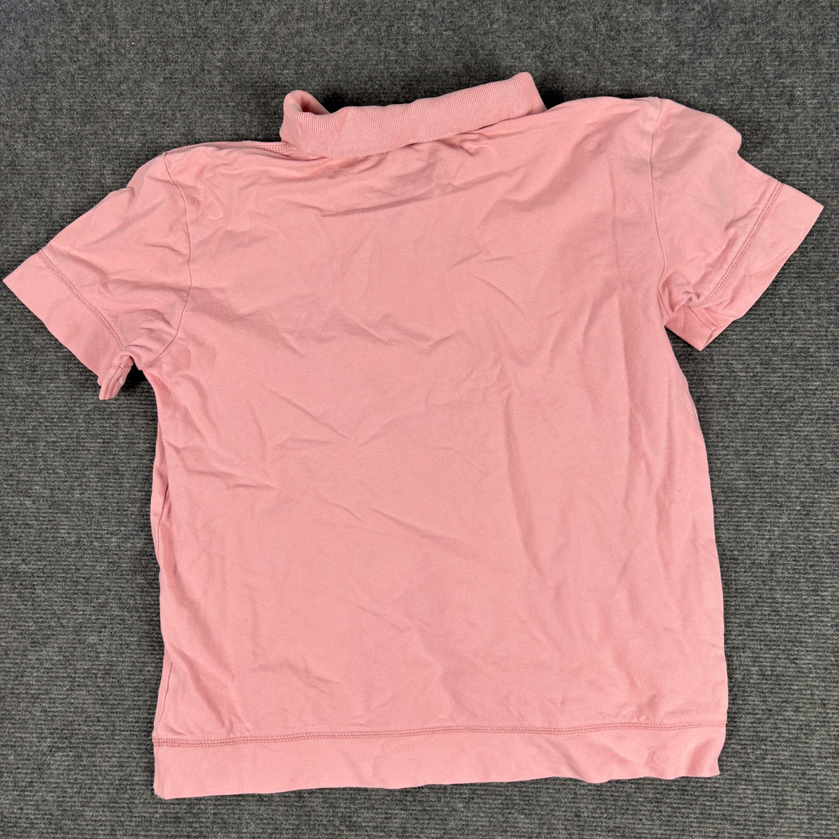 Y2K Puma Classic Pique Polo Baby Pink Fitted photo 3