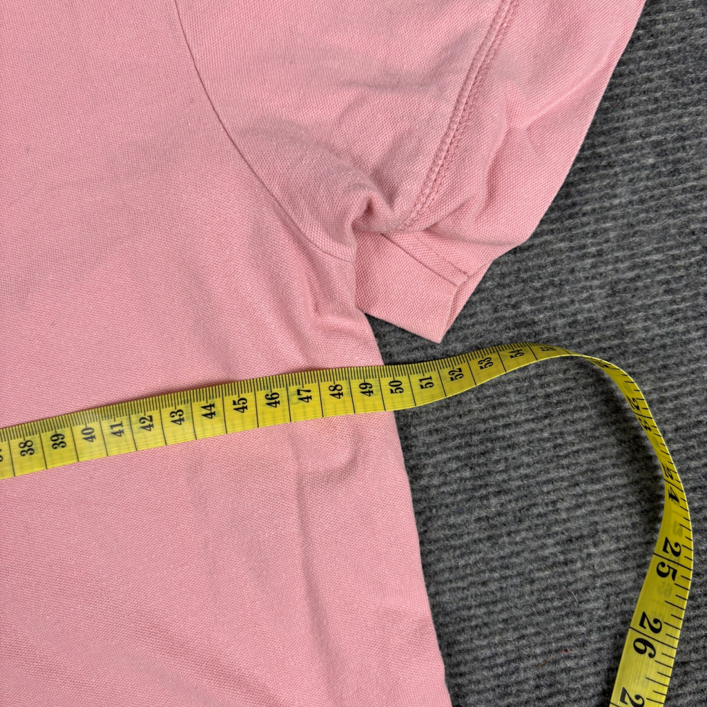 Y2K Puma Classic Pique Polo Baby Pink Fitted photo 8