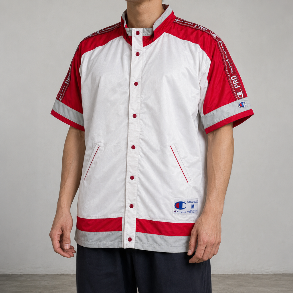 Vintage 90s Champion Pro Warm Up Jersey Men's M Oversized