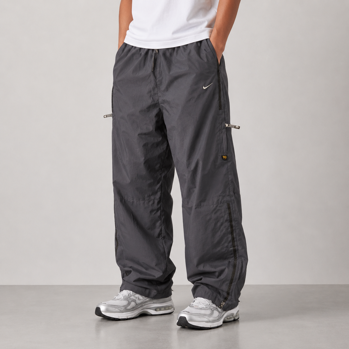 Vintage Nike Track Pants  Men's Large Navy Blue Baggy Style