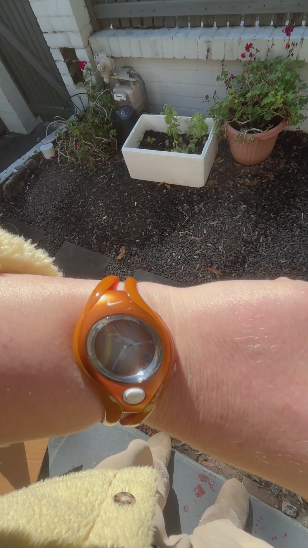 Vintage Y2K Nike Team Triax Swift Texas Longhorns Yellow Orange Analogue Watch
