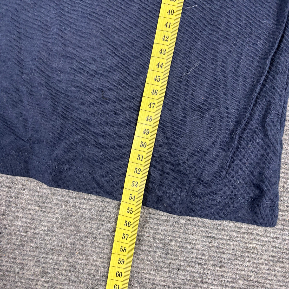 Y2K Nike Ringer Baby Tee Navy Lime Yellow Swoosh Petite photo 8