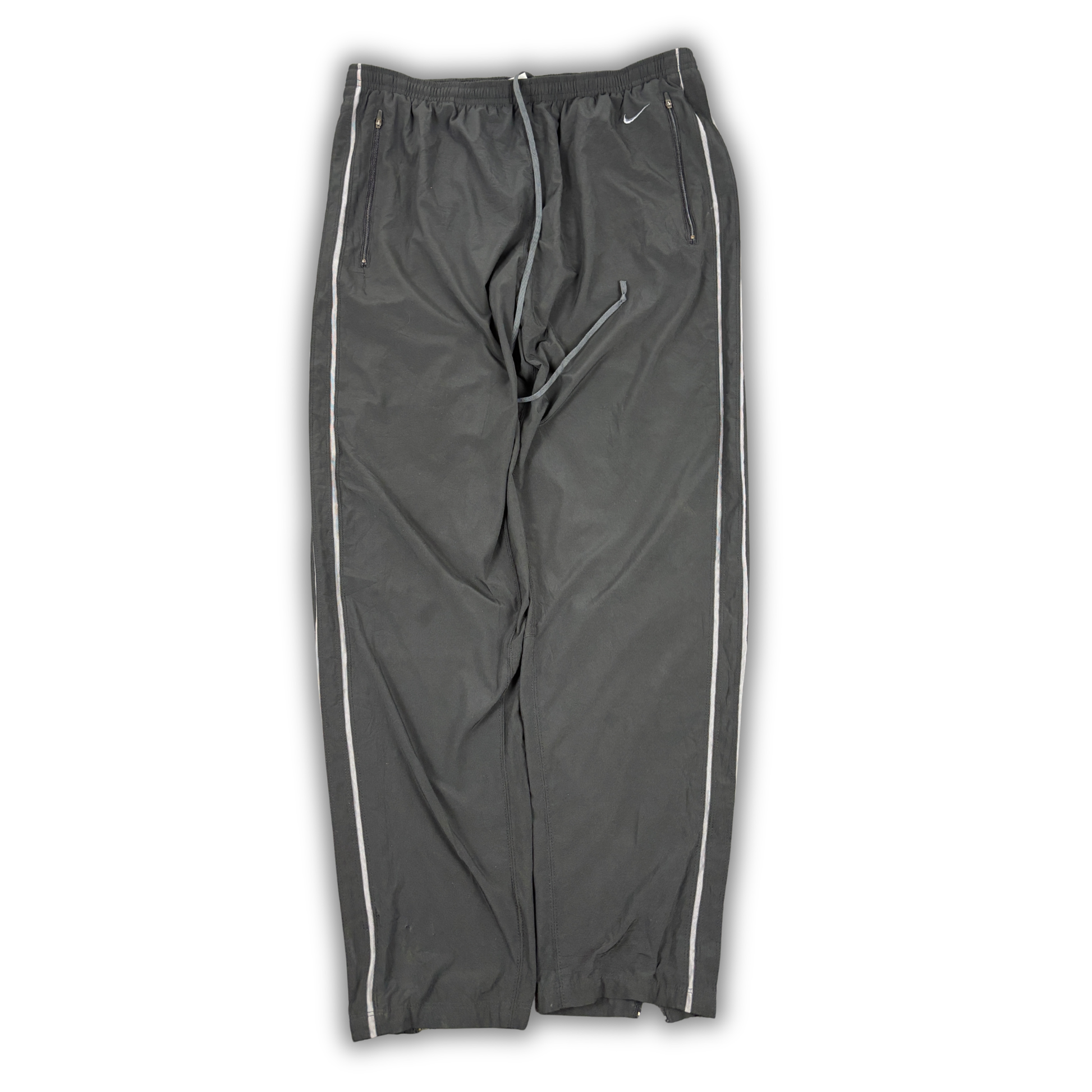 Vintage Nike Dri-Fit Track Pants Men's Medium Black Baggy Trackies